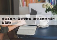 微信小程序開發(fā)需要什么（微信小程序開發(fā)平臺(tái)官網(wǎng)）